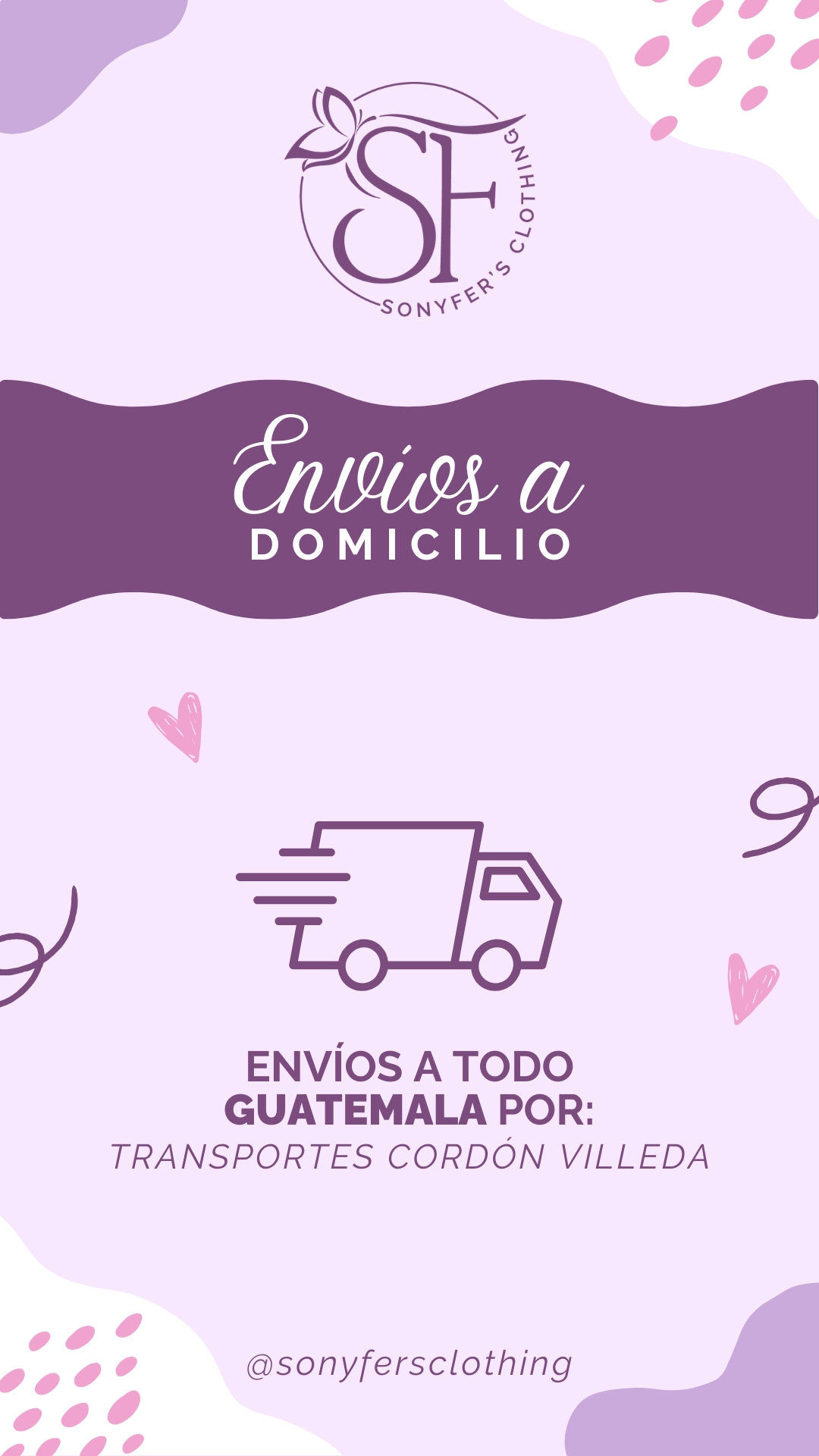 Historias destacadas Sonyfer's Envios