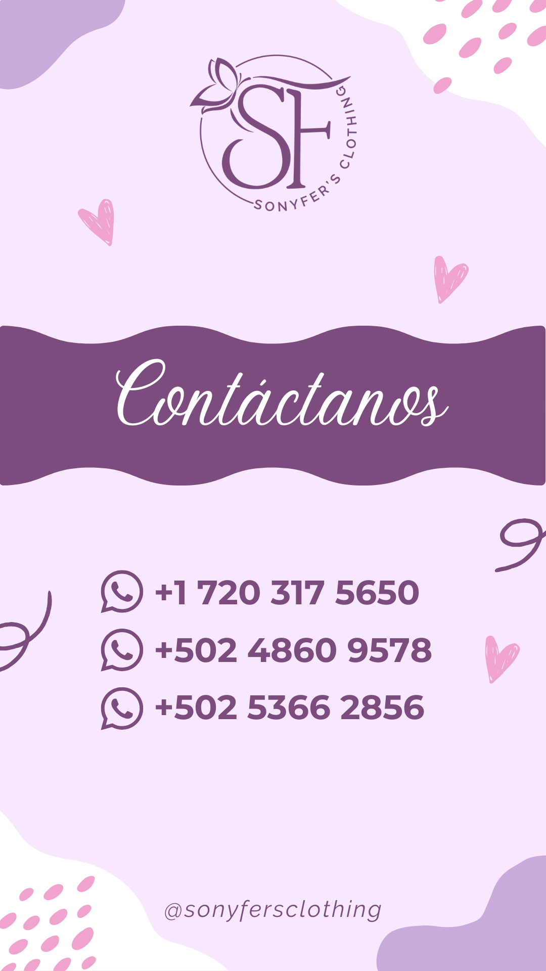 Historias destacadas Sonyfer's contacto
