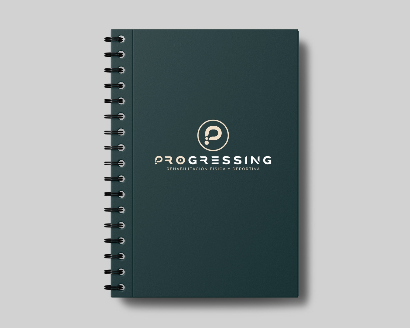 Logo Progressing aplicacion sobre cuaderno