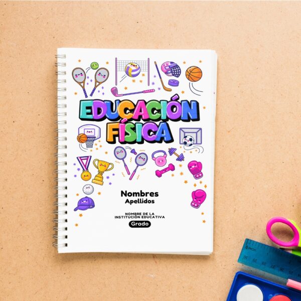 Pack de Plantillas Editables en Canva de Portadas Escolares para Cuadernos - 12 Materias - Image 8
