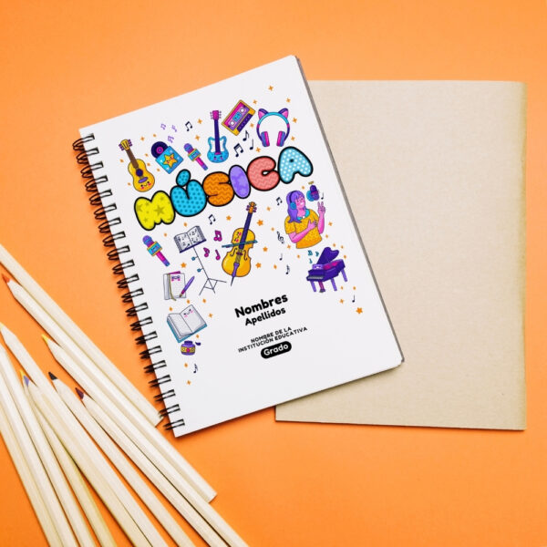 Pack de Plantillas Editables en Canva de Portadas Escolares para Cuadernos - 12 Materias - Image 15