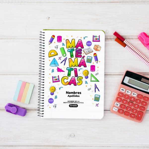 Pack de Plantillas Editables en Canva de Portadas Escolares para Cuadernos - 12 Materias - Image 14